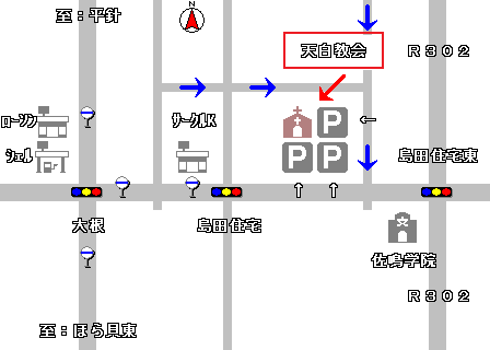 Churchmap 付近の地図